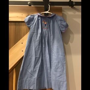 Orient expressed smocked dress